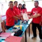 Markus Kaide Hulu selaku Ketua DPD PSI Kota Gunungsitoli, saat mempersiapkan PSI menjadi salah satu partai politik yang menjadi pilihan rakyat di Kota Gununsitoli. ISTIMEWA/BALUSENIAS.COM