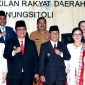 Walikota Gunungsitoli, Sowa'a Laoli, bersama jajaran DPRD Kota Gunungsitoli pada Peringatan Hari Jadi Ke-347 Kota Gunungsitoli. ISTIMEWA/BALUSENIAS.COM