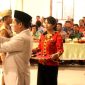 Bupati Nias Barat, Eliyunus Waruwu melantik 91 Penjabat Kepala Desa Se-Kabupaten Nias Barat pada Kamis, 17 April 2025 di Hall Tokosa Onolimbu, Kecamatan Lahomi. ISTIMEWA/BALUSENIAS.COM