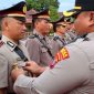 Kapolres Nias Selatan AKBP Ferry Mulyana Sunarya, memimpin upacara serah terima jabatan dan pelantikan  pada Selasa, 22 April 2025 di Markas Polres Nias Selatan. HUMAS POLRES NIAS SELATAN/BALUSENIAS.COM