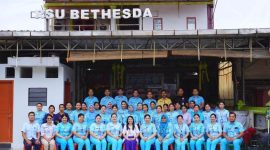 Seluruh komponen RSU Bethesda berkomitmen melakukan pelayanan kesehatan yang terbaik bagi seluruh masyarakat. AVRIL LAOLI/BALUSENIAS.COM