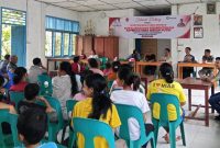 Pembentukan Koperasi Merah Putih Desa Hayo pada Sabtu, 31 Mei 2025 di Balai Desa Hayo dihadiri mayoritas perempuan. FERINA GULO/BALUSENIAS.COM