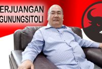 Sekretaris DPC Partai Demokrasi Indonesia Perjuangan Kota Gunungsitoli, Adrianus Zega. 