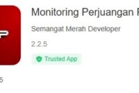 Aplikasi Monitoring Perjuangan Partai yang bisa diunduh di PlayStore