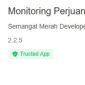 Aplikasi Monitoring Perjuangan Partai yang bisa diunduh di PlayStore