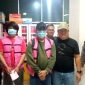 Tim Jaksa Penyidik Kejaksaan Negeri Gunungsitoli yang dipimpin Kasi Intelijen, Ya'atulo Hulu dan Tim Kejaksaan Tinggi Sumatera Utara, bersiap membawa dua tersangka dugaan korupsi proyek di Dinas Pariwisata dan Kebudayaan Kabupaten Nias Utara. ISTIMEWA/BALUSENIAS.COM 