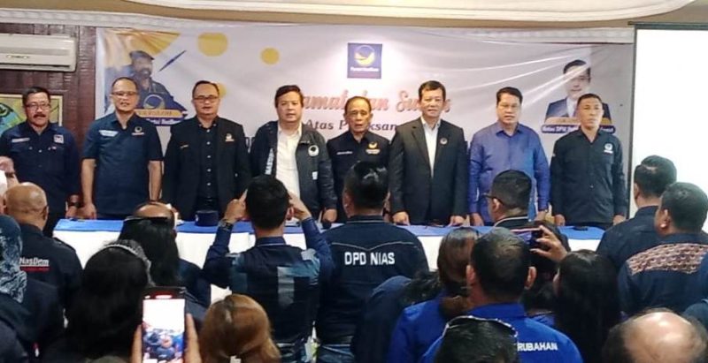 Rapat Koordinasi Dan Evaluasi Struktur dan Infrastruktur di Hotel Soliga pada Sabtu, 31 Mei 2025 dibuka oleh Wakil Ketua Bidang OKK DPW Partai Nasdem Provinsi Sumatera Utara, Salman Ginting. ISTIMEWA/BALUSENIAS,COM  ISITIMEWA/BALUSENIAS.COM