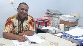 Kepala Bidang Sumber Daya Air Dan Cipta Karya pada Dinas Pekerjaan Umum Dan Tata Ruang Kabupaten Nias Barat, Rahman Muttaqien Purba. JOJOR MASIHOL MARITO/BALUSENIAS.COM