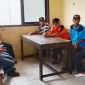 Kedua pihak yang menghadiri proses mediasi pada Senin, 28 Juli 2025 atas dugaan penganiayaan yang dilaporkan Tahoaro Tafonao. JOJOR MASIHOL MARITO/BALUSENIAS.COM