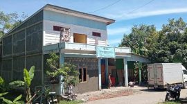 Dapur Makanan Bergizi Gratis di Bukit Sion Desa Onolimbu, Kecamatan Lahomi, Kabupaten Nias Barat yang ditutup sementara. JOJOR MASIHOL MARITO/BALUSENIAS,COM