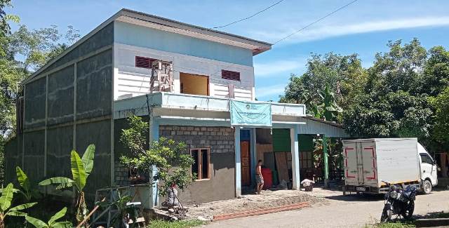 Dapur Makanan Bergizi Gratis di Bukit Sion Desa Onolimbu, Kecamatan Lahomi, Kabupaten Nias Barat yang ditutup sementara. JOJOR MASIHOL MARITO/BALUSENIAS,COM